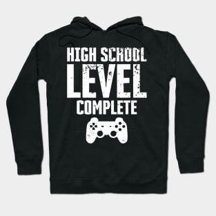 High School Level Complete Graduation Tshirt Gamer Graduate Hoodie